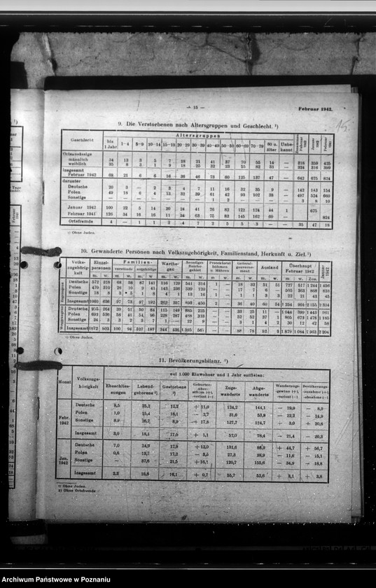 Obraz 19 z jednostki "Litzmannstadt - Statistische Monats- Berichte"