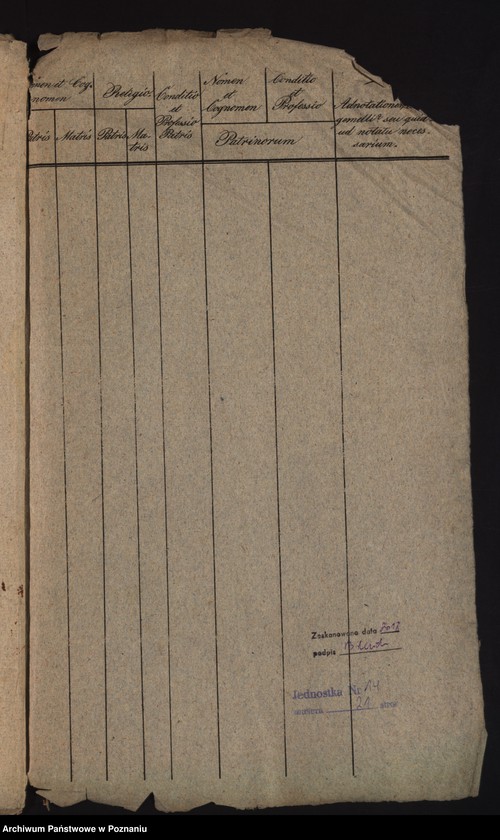 Obraz 15 z jednostki "Księga urodzeń, małżeństw i zgonów"