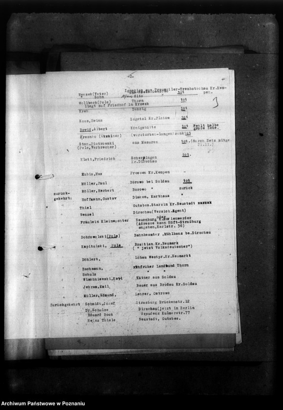 Obraz 7 z jednostki "Korespondencja w sprawie Niemców, którzy zginęli w 1939 roku w różnych powiatach"