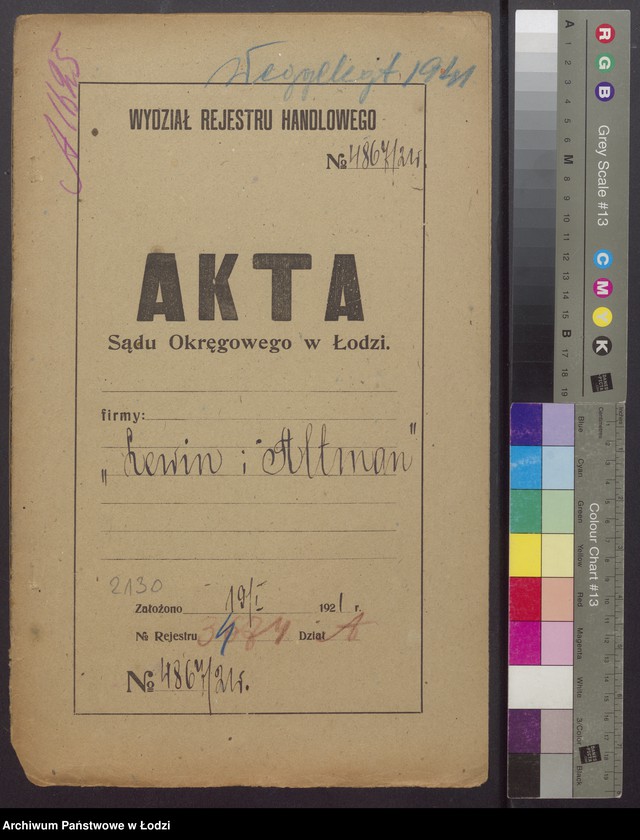 Obraz 2 z jednostki "Dawid Altman, Marek Lewin- fabrykacja manufaktury i trykotów"