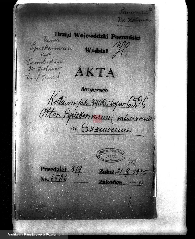 Obraz 4 z jednostki "Mleczarnia w Szmocinie, Otton Spiekarmann nr fabryczny kotła 39069"