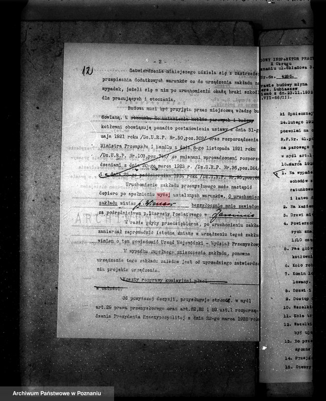 Obraz 18 z jednostki "Młyn z kotłownią Emmy Wieners w Lubiaszawie pow. jarociński"