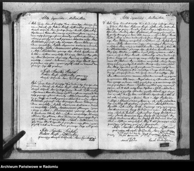 image.from.unit.number "Akta urzędnika stanu cywilnego gminy Szydłowiec z roku 1810"