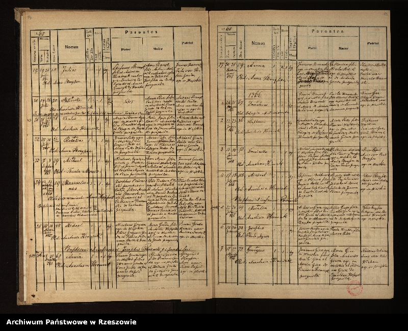 image.from.unit.number "Księga urodzeń, małżeństw, zgonów z miejscowości Wujskie i Załuż"