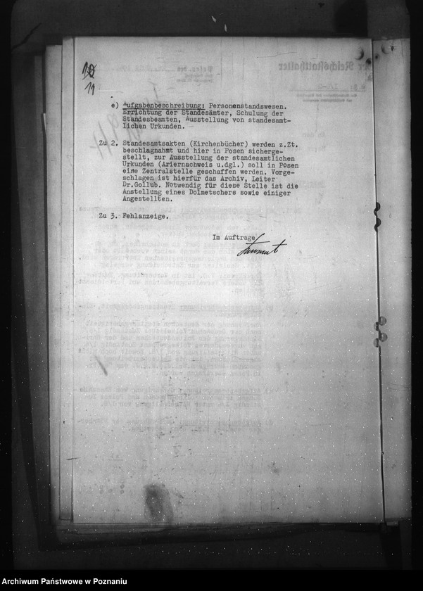 Obraz 15 z jednostki "Plany pracy komórek organizacyjnych urzędu namiestnika zebrane dla ustalenia podziału czynności"