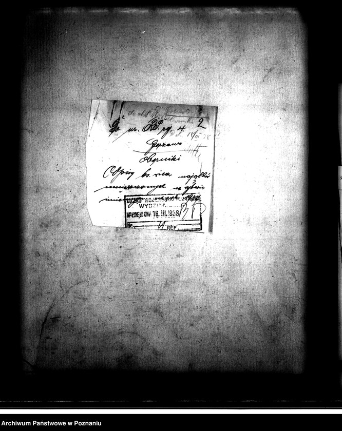 Obraz 6 z jednostki "Majątek Gorzewo powiatu obornickiego /przymusowy wykup/"