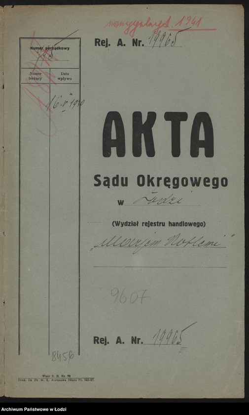 Obraz 2 z jednostki "Mariem Rotlewi- mechaniczny wyrób trykotaży"