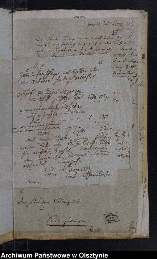 Obraz 13 z jednostki "Jahres Bau Rechnung der Kirche zu Kruklanken"