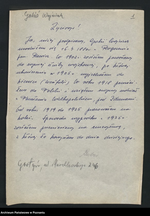 Obraz 15 z jednostki "Życiorysy powstańców wielkopolskich: G - tom l /Gabiś Wojciech - Gąszczak Jan/."