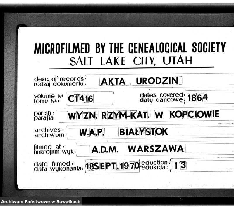 image.from.unit.number "Lit. A. D. Ł. Par. Kopciowo 1864 r."