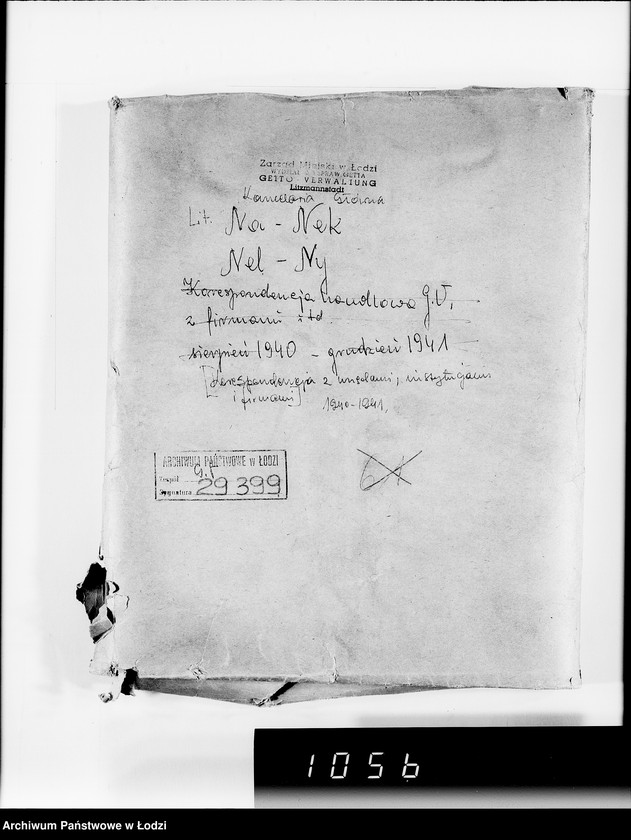 Obraz 4 z jednostki "[Korespondencja z urzędami, instytucjami i firmami] Lit.Na-Ny."