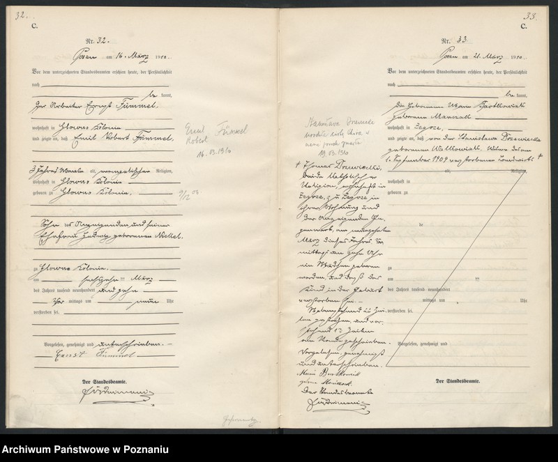 Obraz 19 z jednostki "Księga miejscowa zgonów [Rejestr główny zgonów]"