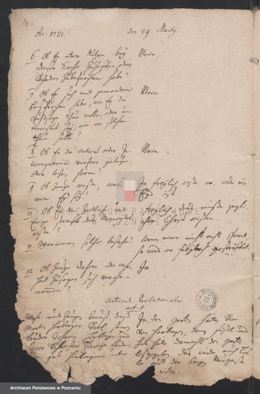 Obraz 5 z jednostki "Ratsprotokoll; język niemiecki"