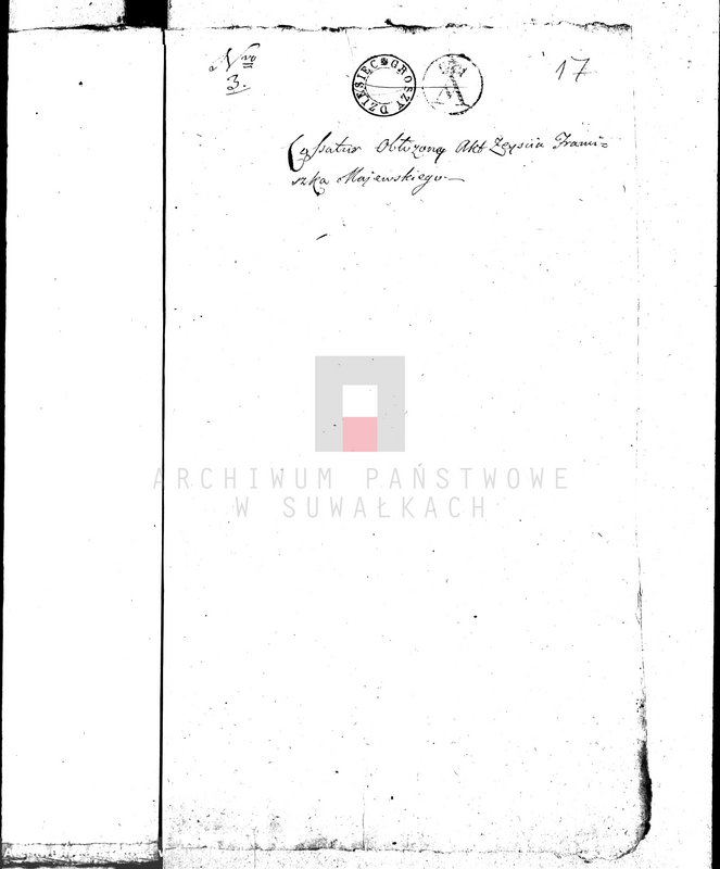 image.from.unit.number "Dowody do Akt Małżeństwa Gminy Wigierskiey od dnia 1 Maja 1814 Roku do dnia ostatniego Grudnia 1815 Roku."