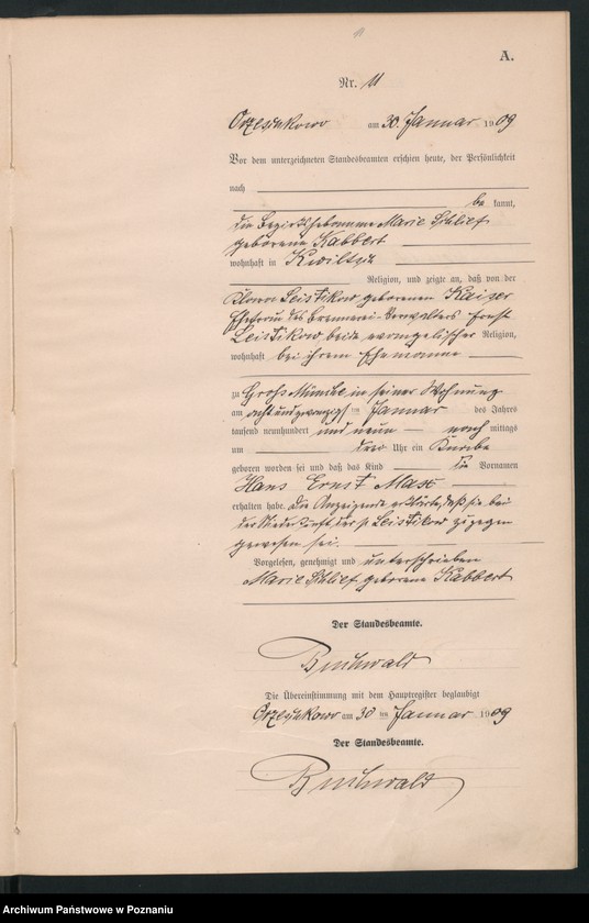 Obraz 14 z jednostki "Geburts-Neben-Register"