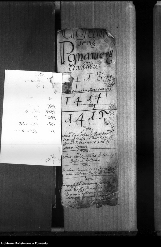 Obraz 6 z jednostki "Resignationes ,inscriptiones, relationes, decreta [protocollon]"