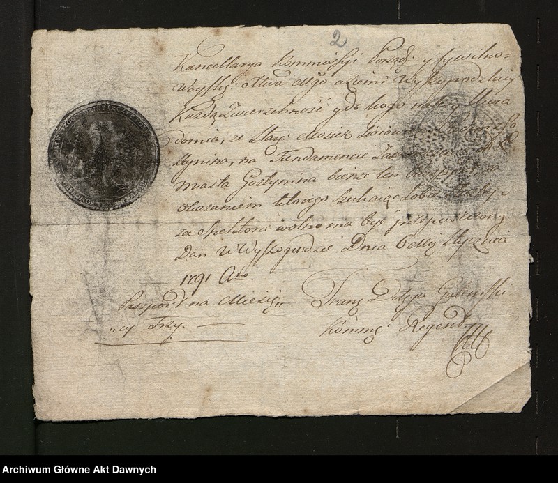 image.from.unit.number "Zbiór pism rozmaitych Wydziału Wojskowego tyczących, w. XVI - XVIII"
