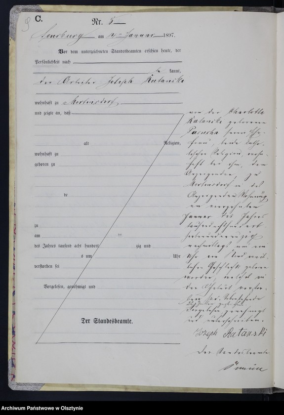 image.from.unit.number "Sterbe-Haupt-Register Nr 1 - 200"