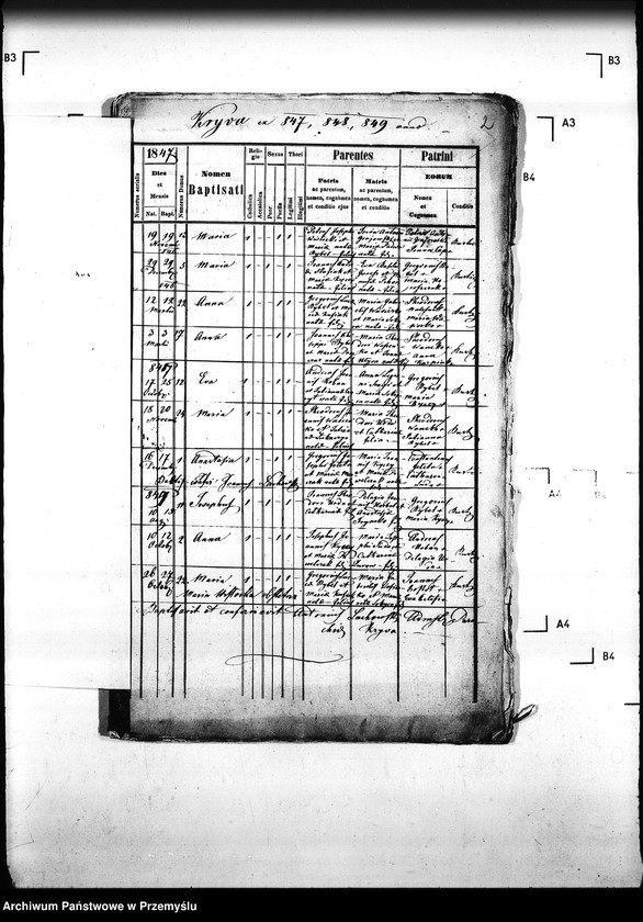 Obraz 6 z jednostki "[Kopie ksiąg metrykalnych parafii Krzywa z filiami Jasionka, Wołowiec (dekanat Gorlice)]"