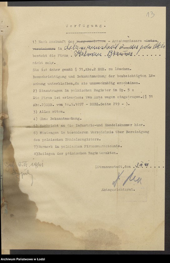 Obraz 15 z jednostki "Kalman Brauner - sprzedaż towarów manufakturowych"