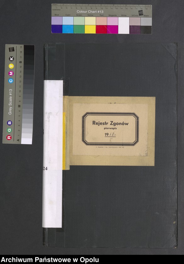 Obraz 2 z jednostki "[Rejestr zgonów] 1918 Tom III Nr 1010-1124"