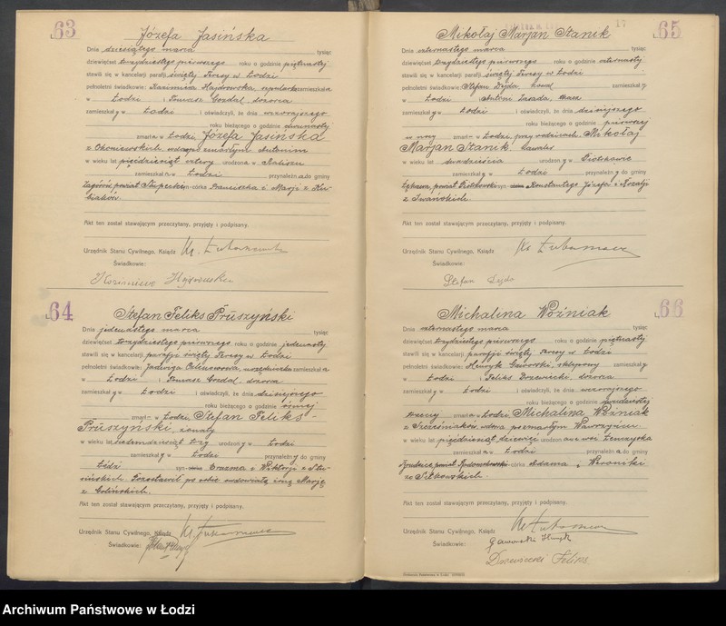 Obraz 19 z jednostki "Akta zgonów"