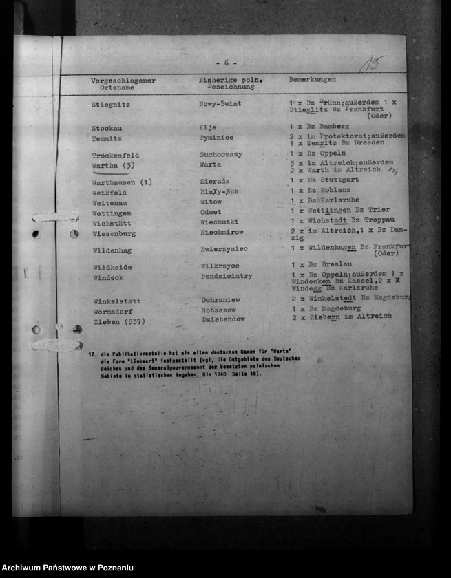 Obraz 19 z jednostki "Ortsnamenänderung - Kreis Sieradz"