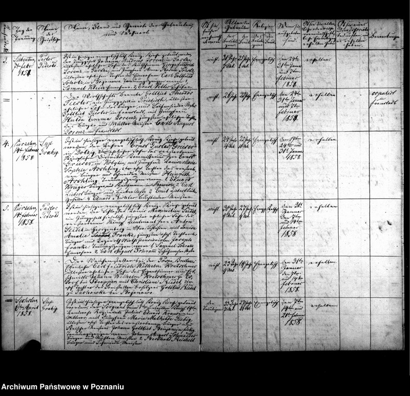 Obraz 5 z jednostki "Duplikat der Getrauten, Gebornen u. Verstorbenen"