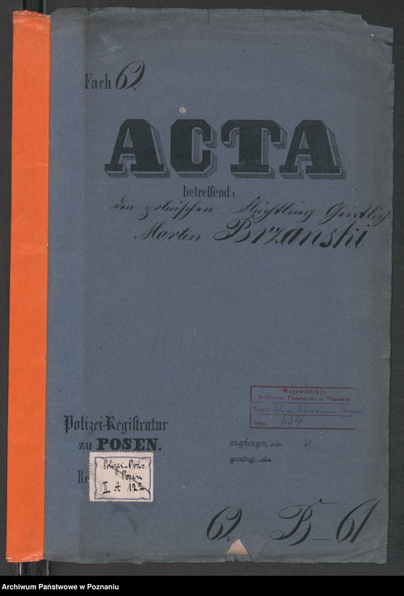 Obraz 2 z jednostki "A. betr. Martin Brzanski, Dominikanermönch aus Krakau"