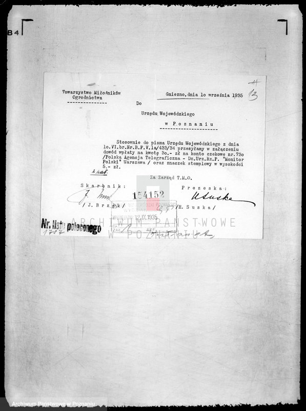 Obraz 17 z jednostki "/Towarzystwo Miłośników Ogrodnictwa w Gnieźnie/"