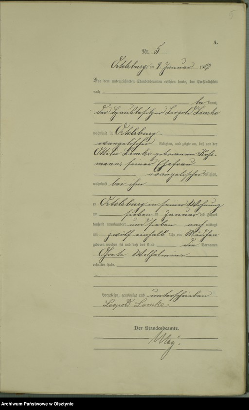 image.from.unit.number "Geburts-Haupt-Register Nr 1 - 184"