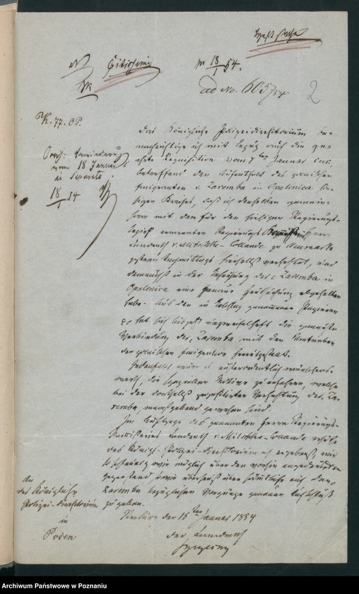 Obraz 6 z jednostki "A. betr. den polnischen Emigranten Erasmus von Zaremba"