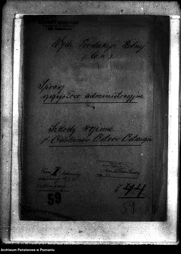 Obraz 5 z jednostki "Sprawy szczegółowo-administracyjne Szkody wojenne p. Odolanów, Ostrów, Ostrzeszów"