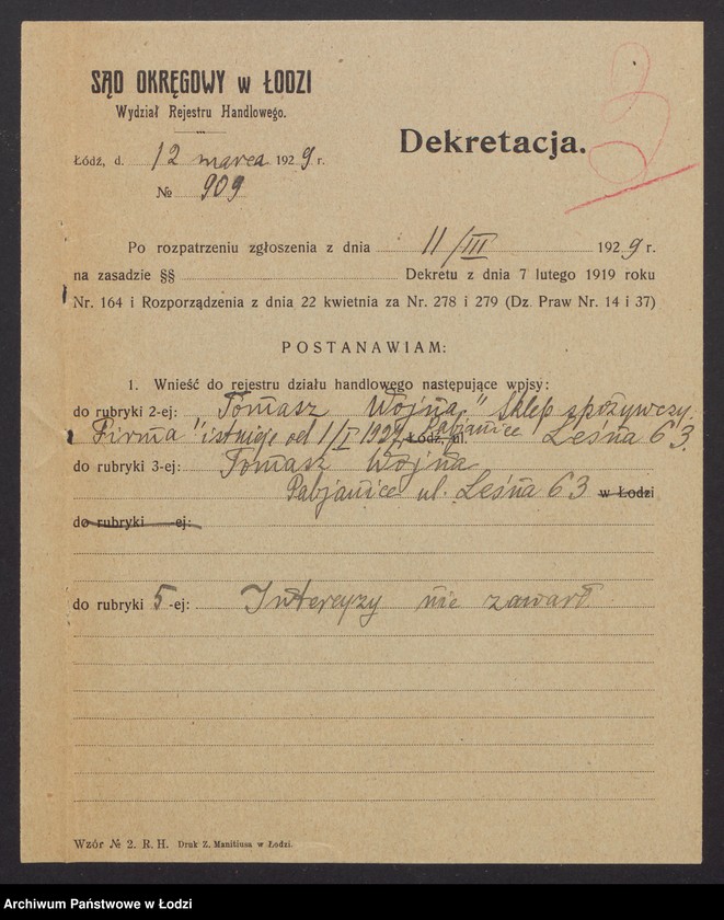 Obraz 5 z jednostki "Tomasz Wojna- sklep spożywczy"