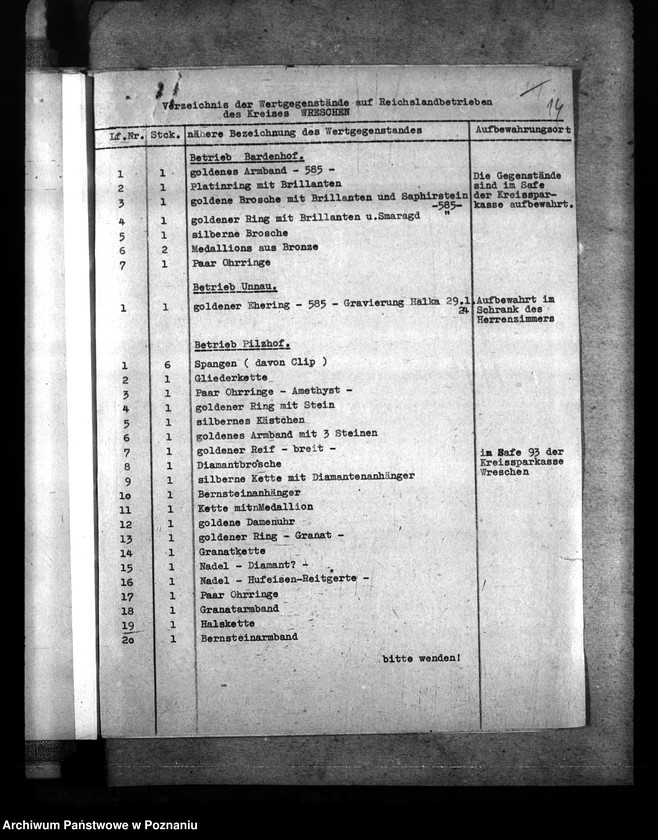 Obraz 18 z jednostki "Sprawozdania i korespondencja w sprawie rejestracji dzieł sztuki na terenie Kraju Warty"