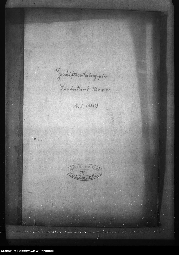 Obraz 4 z jednostki "Geschäftsverteilungsplan- Landratsamt Kempen (Kępno)"