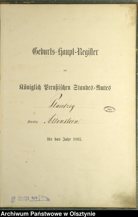 image.from.unit.number "Geburts-Haupt-Register Nr 1 - 43"