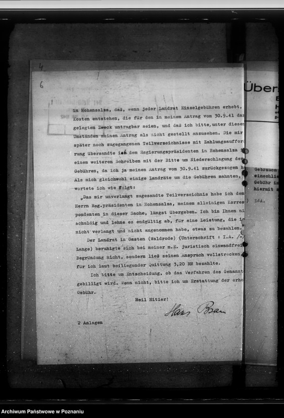Obraz 10 z jednostki "Wasserzähler. Wasserverluste. Länderanteil an der Jagdscheinge bühr. Ausgleichszuschlag bei Lebendvieh und Ausgleichsabgabe auf frisches Fleisch"