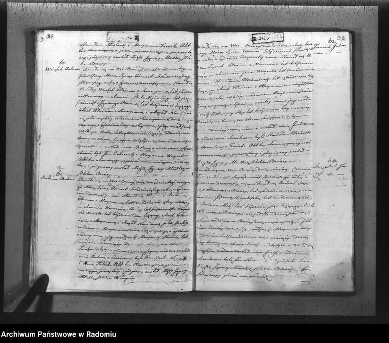 Obraz 20 z jednostki "[Akta stanu cywilnego wyznania rzymsko-katolickiego parafii Brzóza 1861]"