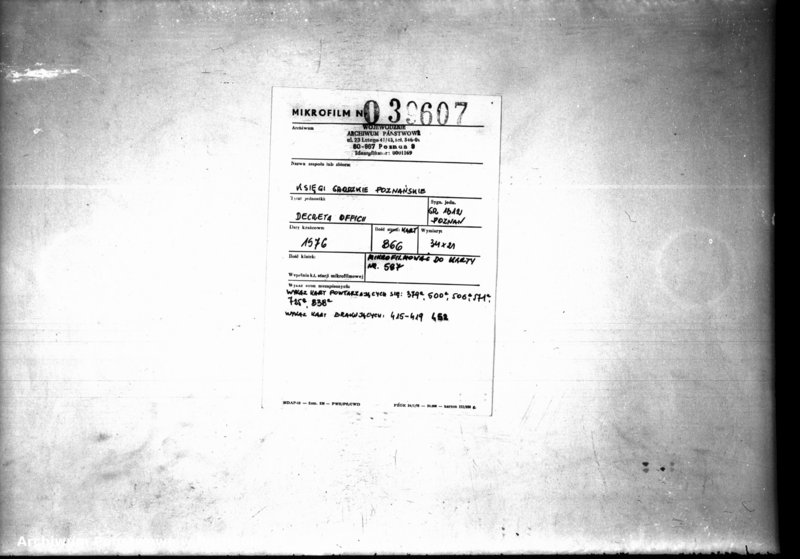 Obraz 2 z jednostki "Decreta officii [inducta]"