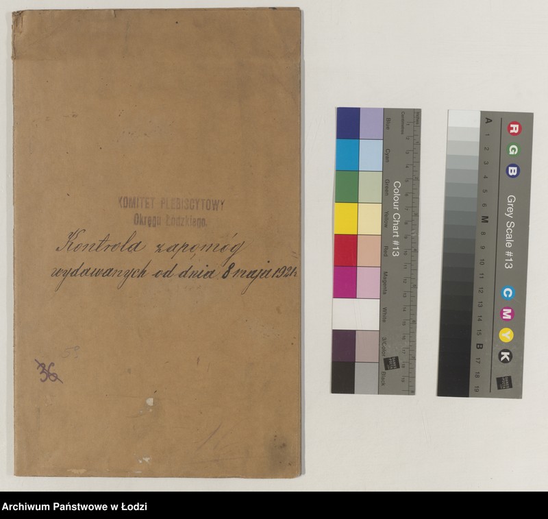 Obraz 2 z jednostki "Kontrola zapomóg wydawanych od dnia 8 maja 1921 r."