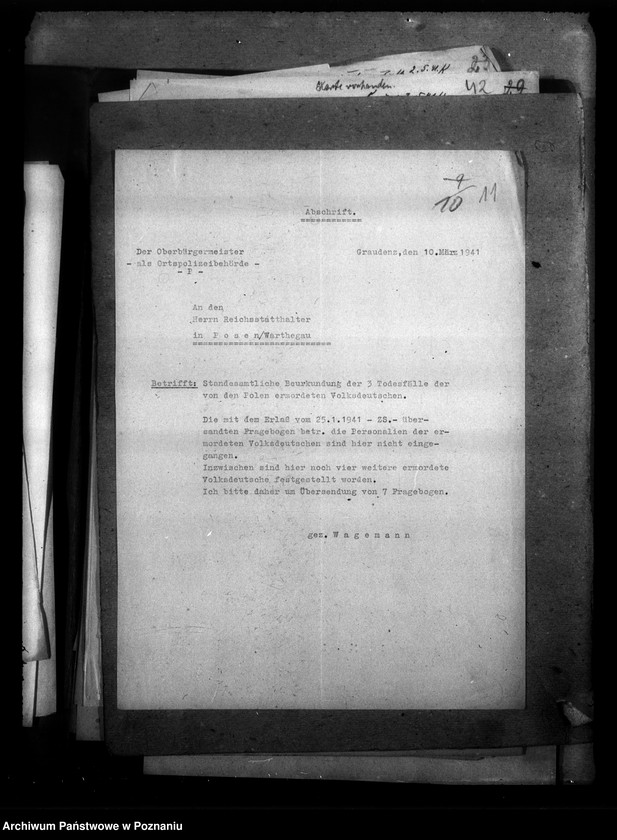 Obraz 15 z jednostki "Amtliche Meldungen Kreis Grandenz (Grudziądz)"