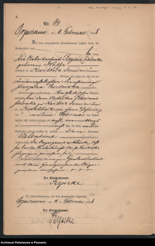 Obraz 17 z jednostki "Księga urodzeń"