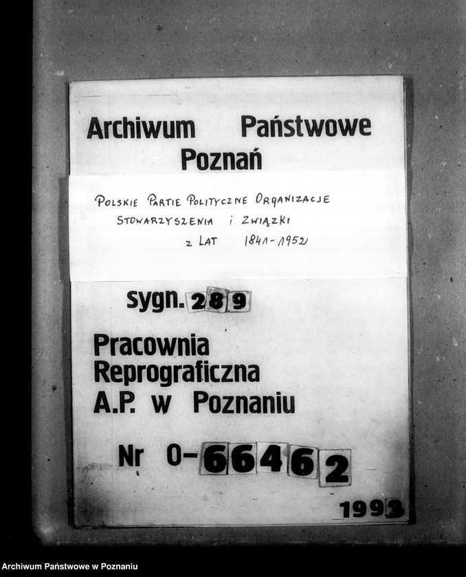 Obraz 1 z jednostki "Sprawy organizacyjne i personalne - członkowie zarządu, korespondencja"