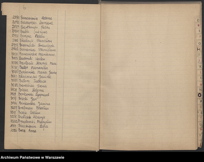 Obraz 7 z jednostki "Skorowidz do akt urodzeń"