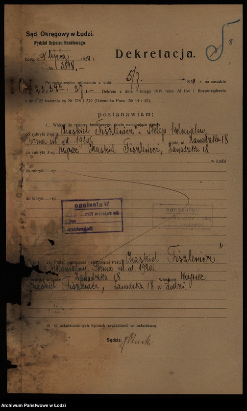 Obraz 10 z jednostki "„Chaskiel Fiszlewicz – sklep kolonialny"