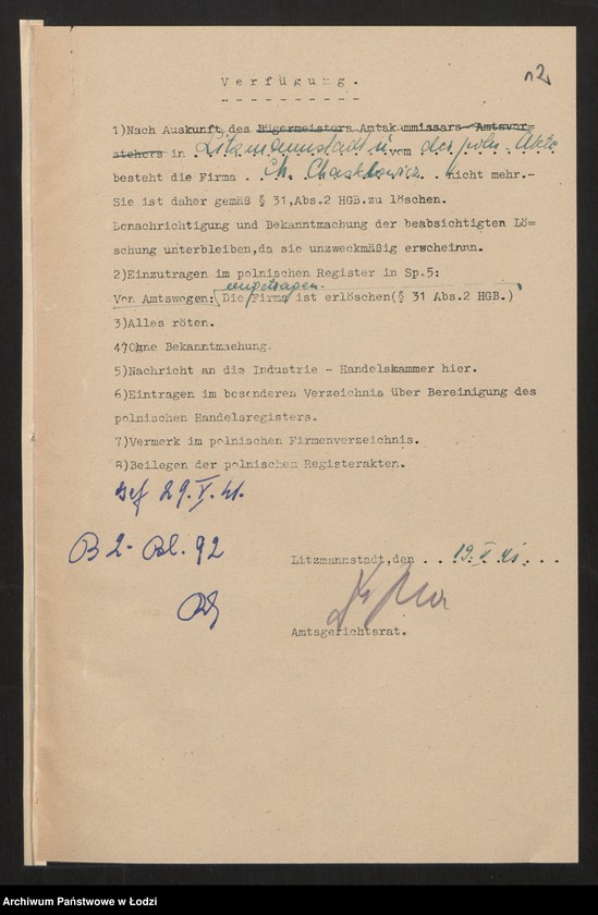 Obraz 14 z jednostki "Chaskel Chasklowicz - kupiec i krawiec"