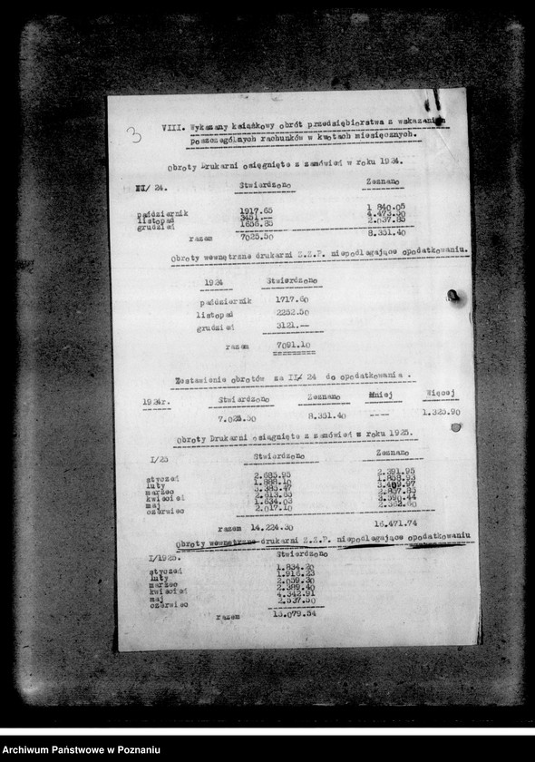 Obraz 7 z jednostki "Korespondencja z Urzędem Skarbowym"