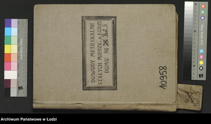 Obraz 2 z jednostki "Dowody metrykalne stałych mieszkańców osady Bałuty nr domu 5"