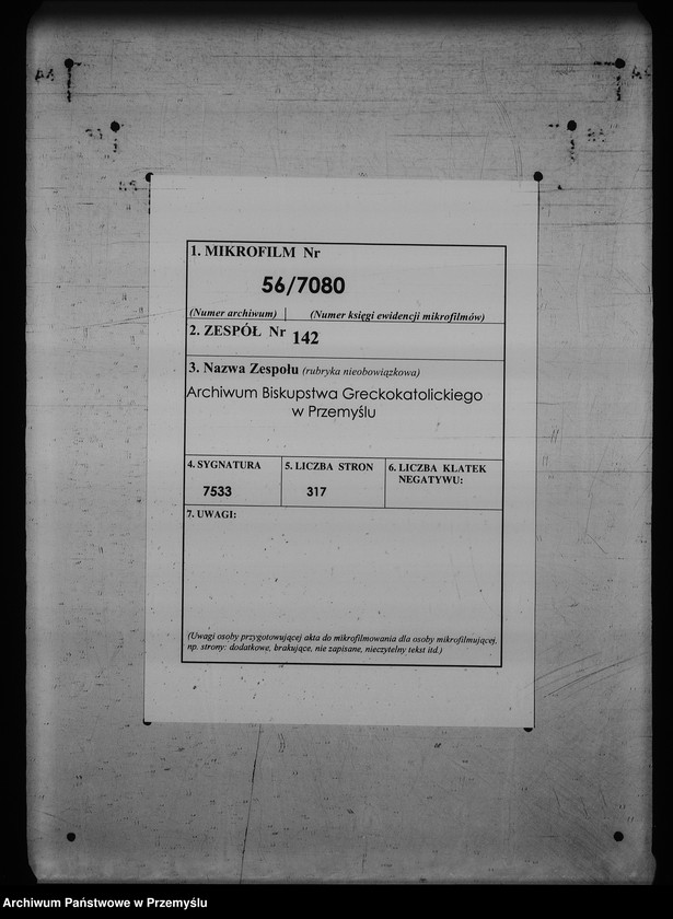 Obraz 2 z jednostki "[Kopie ksiąg metrykalnych parafii Maćkowice z filią Kosienice (dekanat Przemyśl)]"